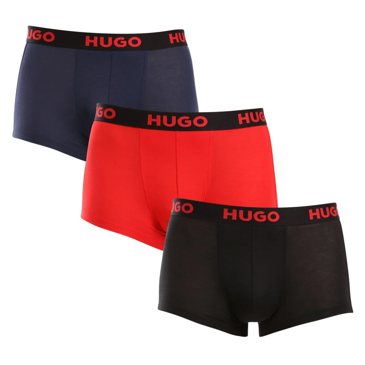 HUGO 3PACK pánské boxerky vícebarevné (50496723 982) L 