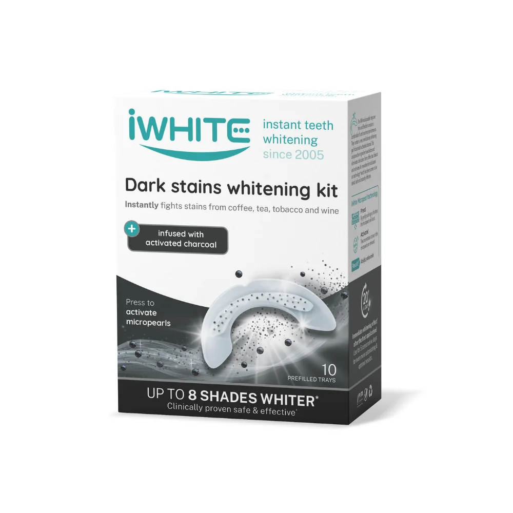 iWhite Dark Stains sada na bělení zubů 10x0,8 g