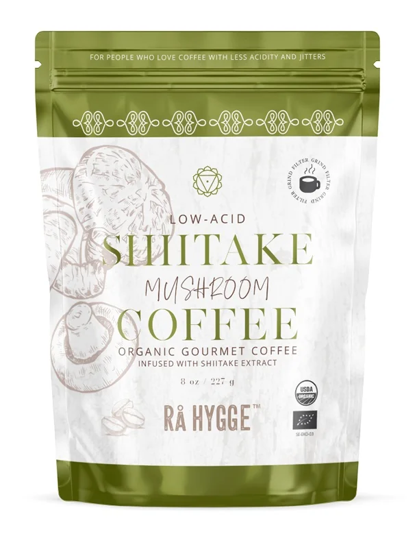 Ra Hygge BIO Peru Arabica Shiitake mletá káva 227 g