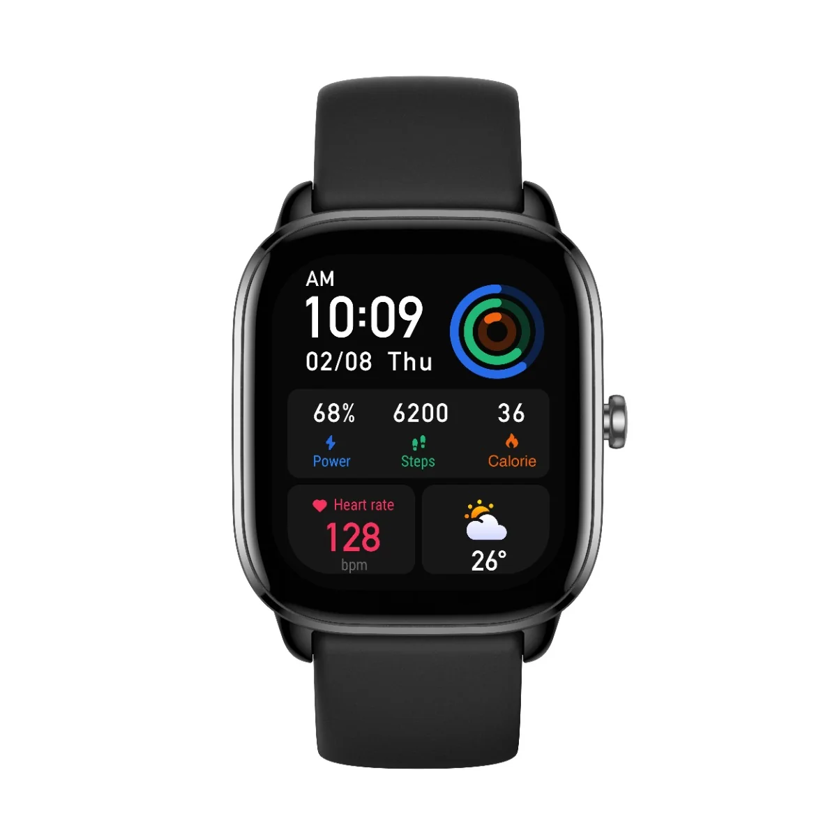 Amazfit GTS 4 Mini Black	 chytré hodinky