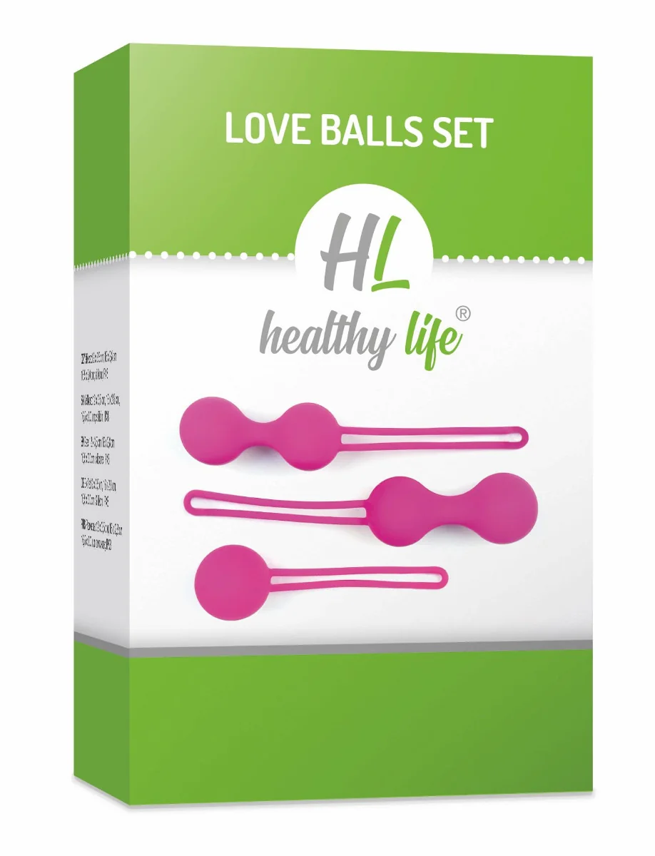 Healthy life Venus Love Balls set pink rose 