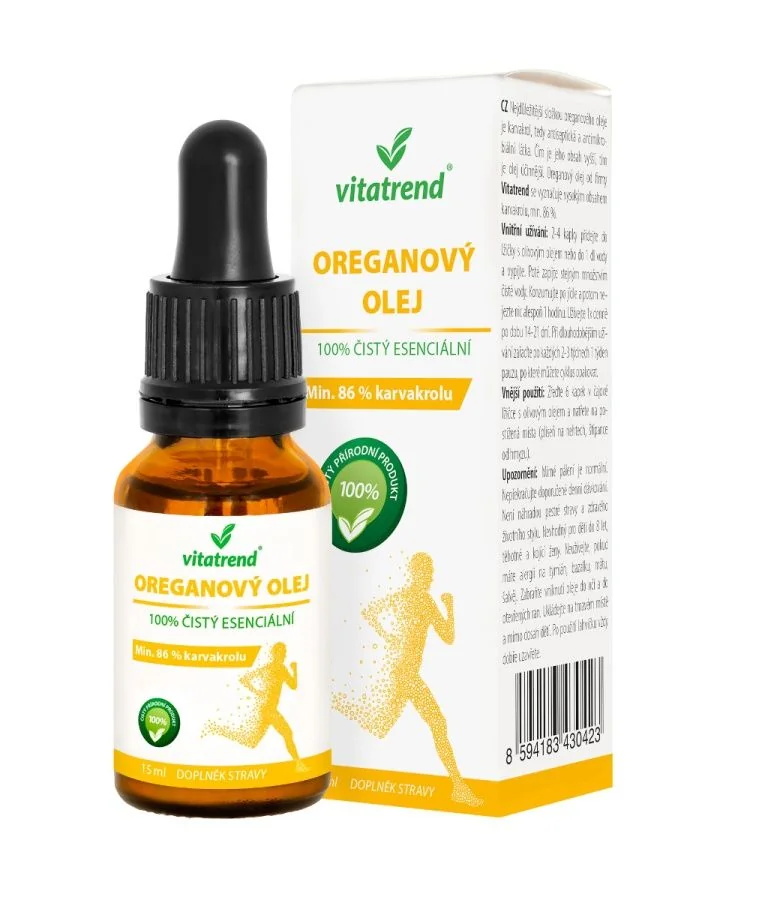 Vitatrend Oreganový olej 100% čistý 15 ml