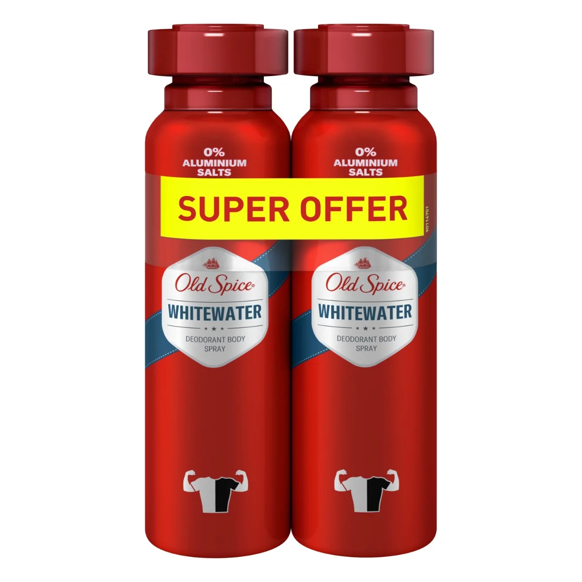 Old Spice Whitewater Pánský deodorant ve spreji DUO 2x150 ml