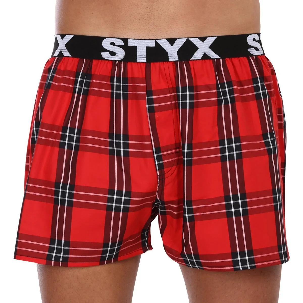 Styx 3PACK pánské trenky sportovní guma vícebarevné (3B10123) XL 