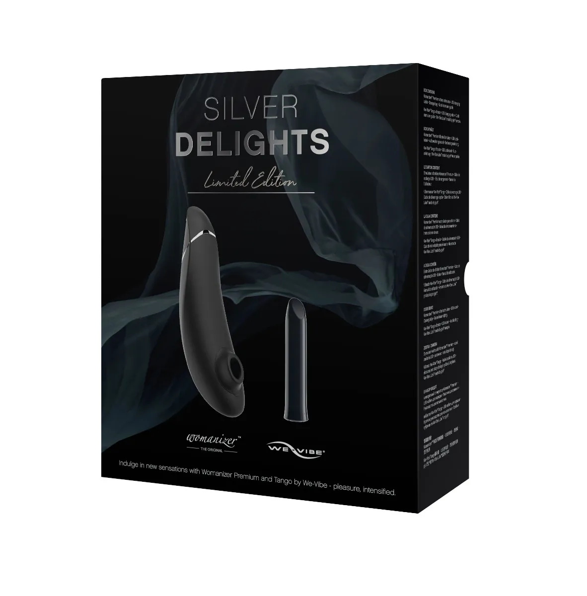 Womanizer Silver Delights Premium + We-Vibe Tango 