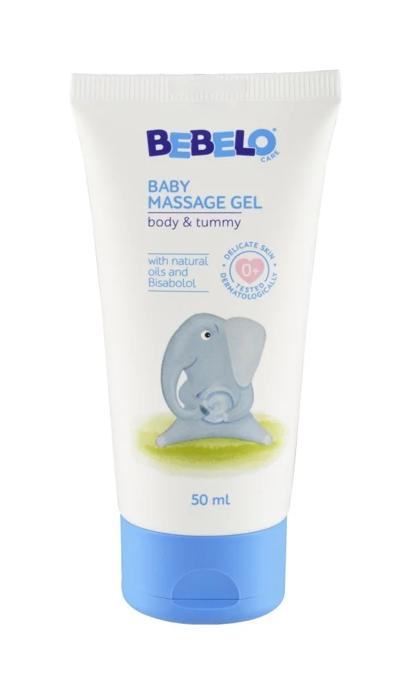 BEBELO Baby massage gel masážní gel 50 ml