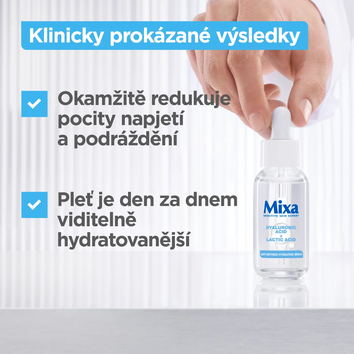 Mixa Face & Cleansing Hydratační sérum proti vysušení 30 ml