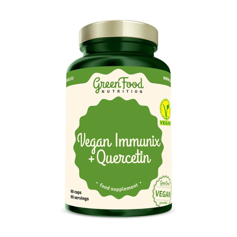 GreenFood Nutrition Vegan Immunix + Quercetin 60 kapslí