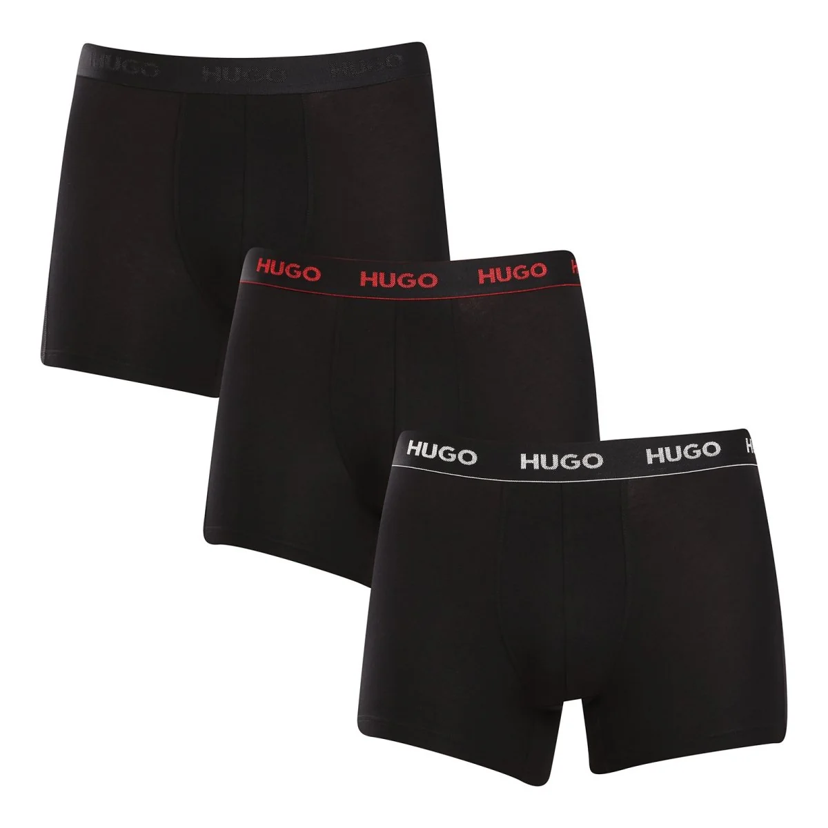 HUGO 3PACK pánské boxerky černé (50517886 991) XL 