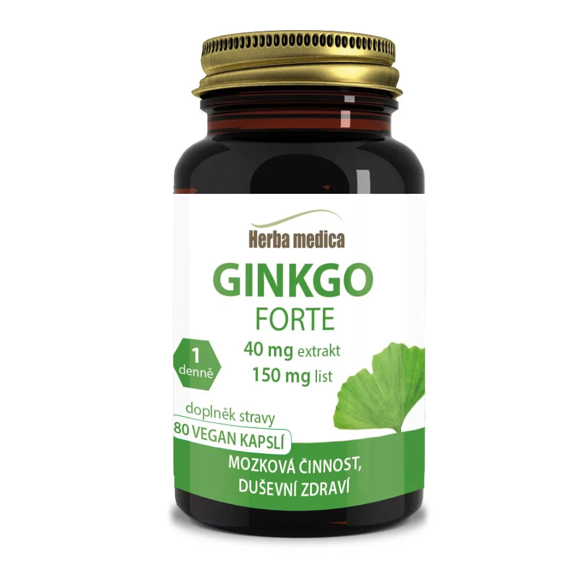 Herbamedica Ginkgo Biloba Forte 80 kapslí