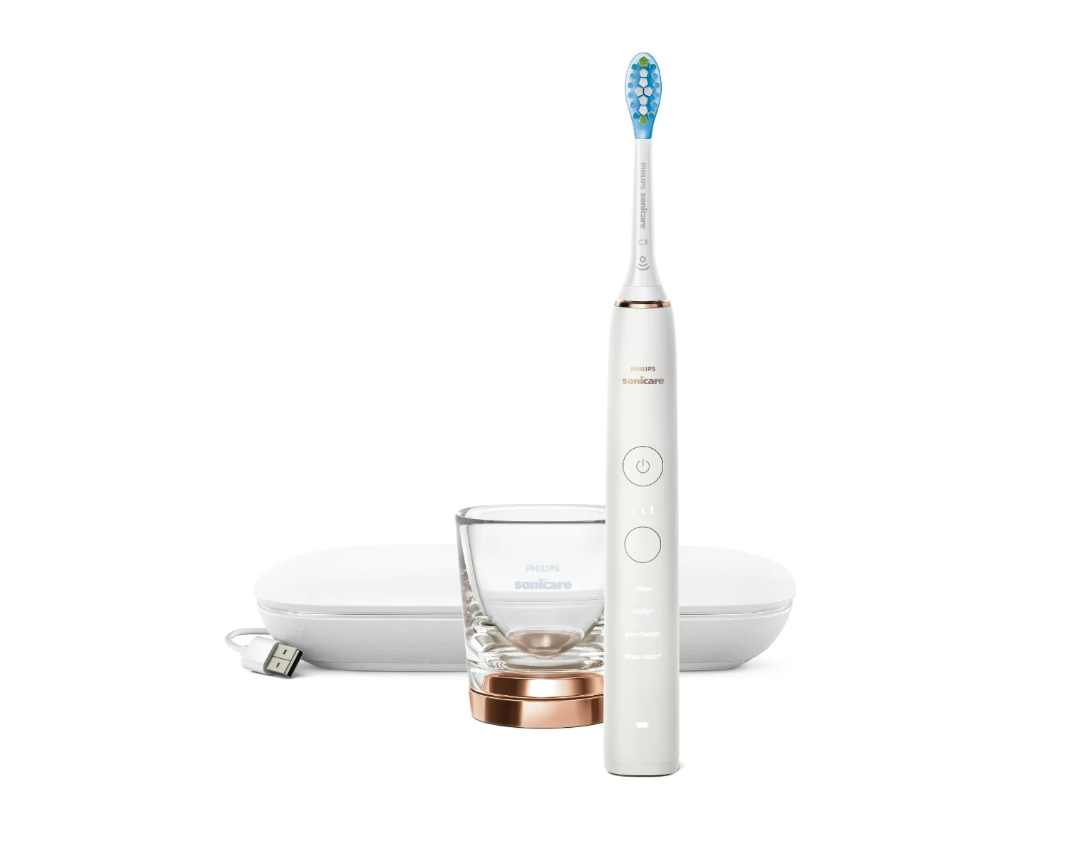 Philips Sonicare DiamondClean 9000 HX9911/94 sonický zubní kartáček nové generace rose gold