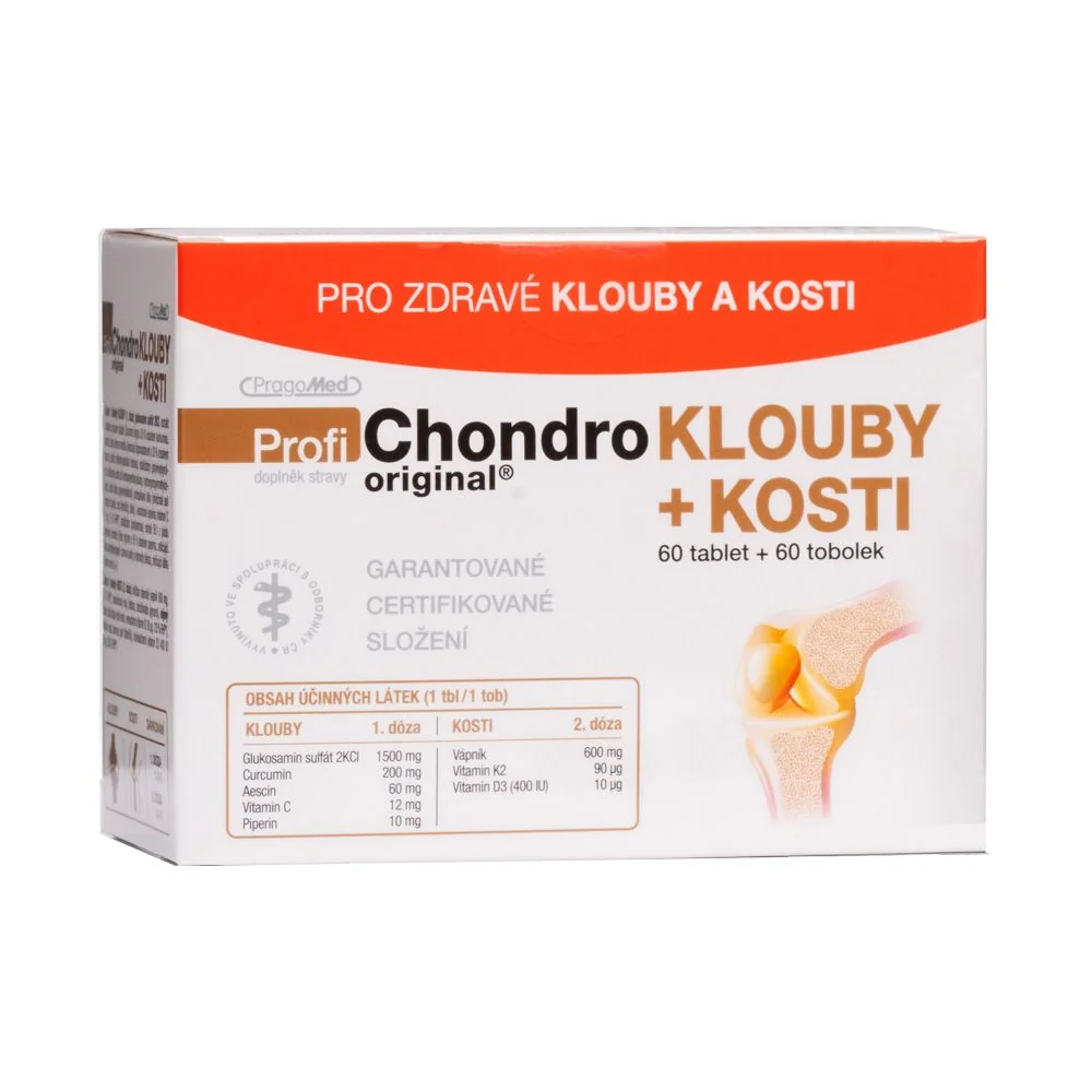 ProfiChondro Original Klouby + Kosti 60 tablet + 60 tobolek