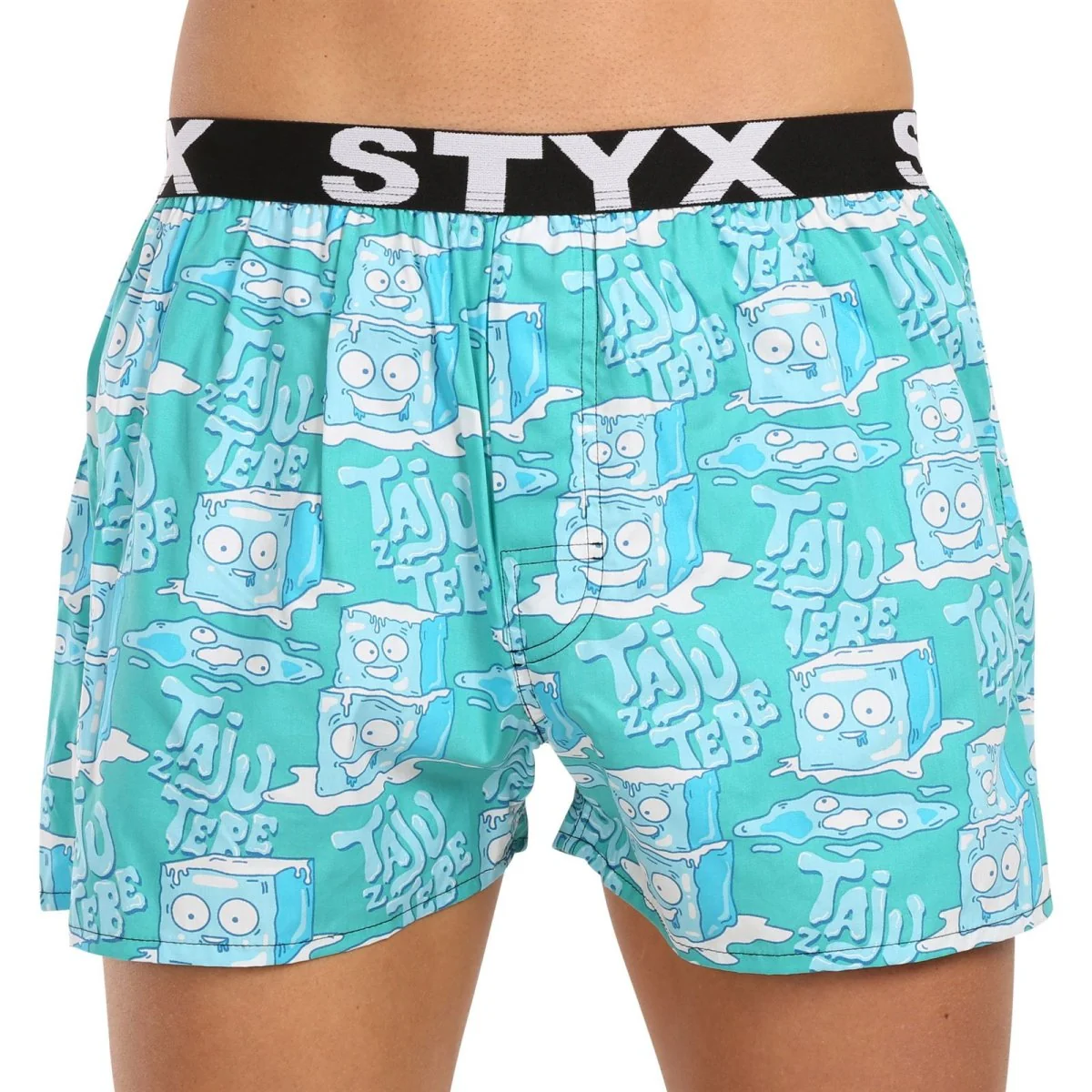 Styx 3PACK pánské trenky art sportovní guma vícebarevné (3B16476) XXL 