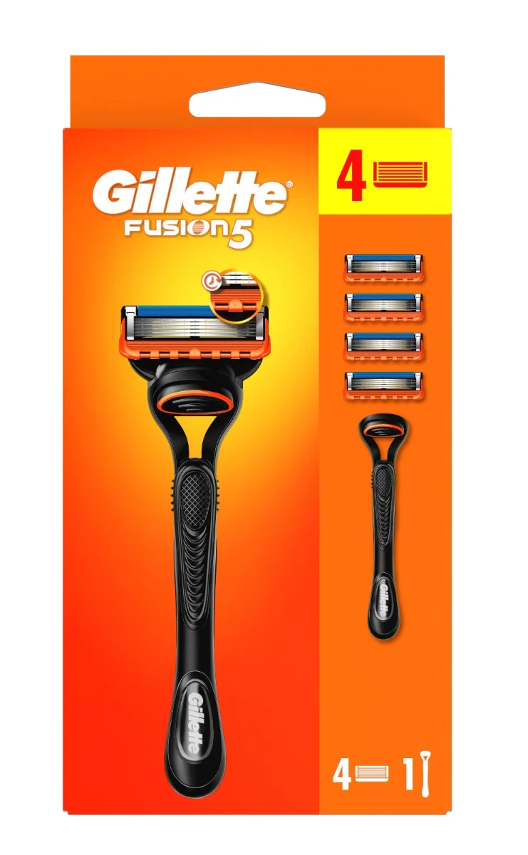 Gillette Fusion5 pánský holicí strojek + 4 hlavice