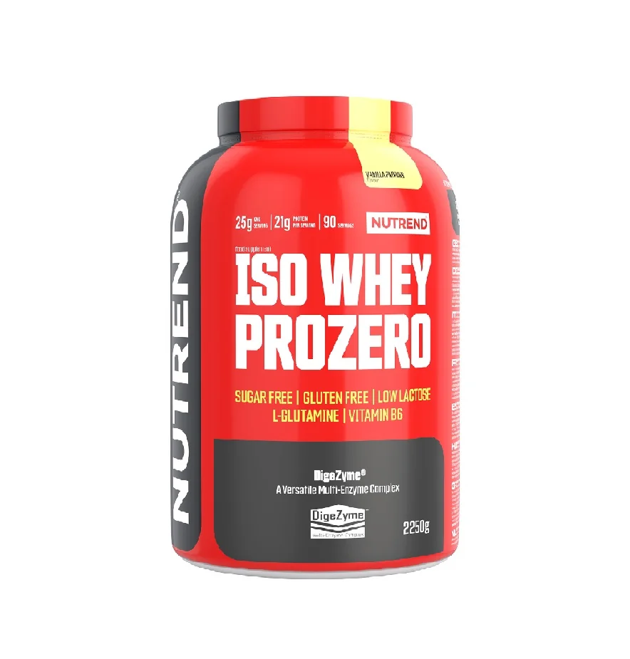 Nutrend Iso Whey Prozero pudinková vanilka 2250 g