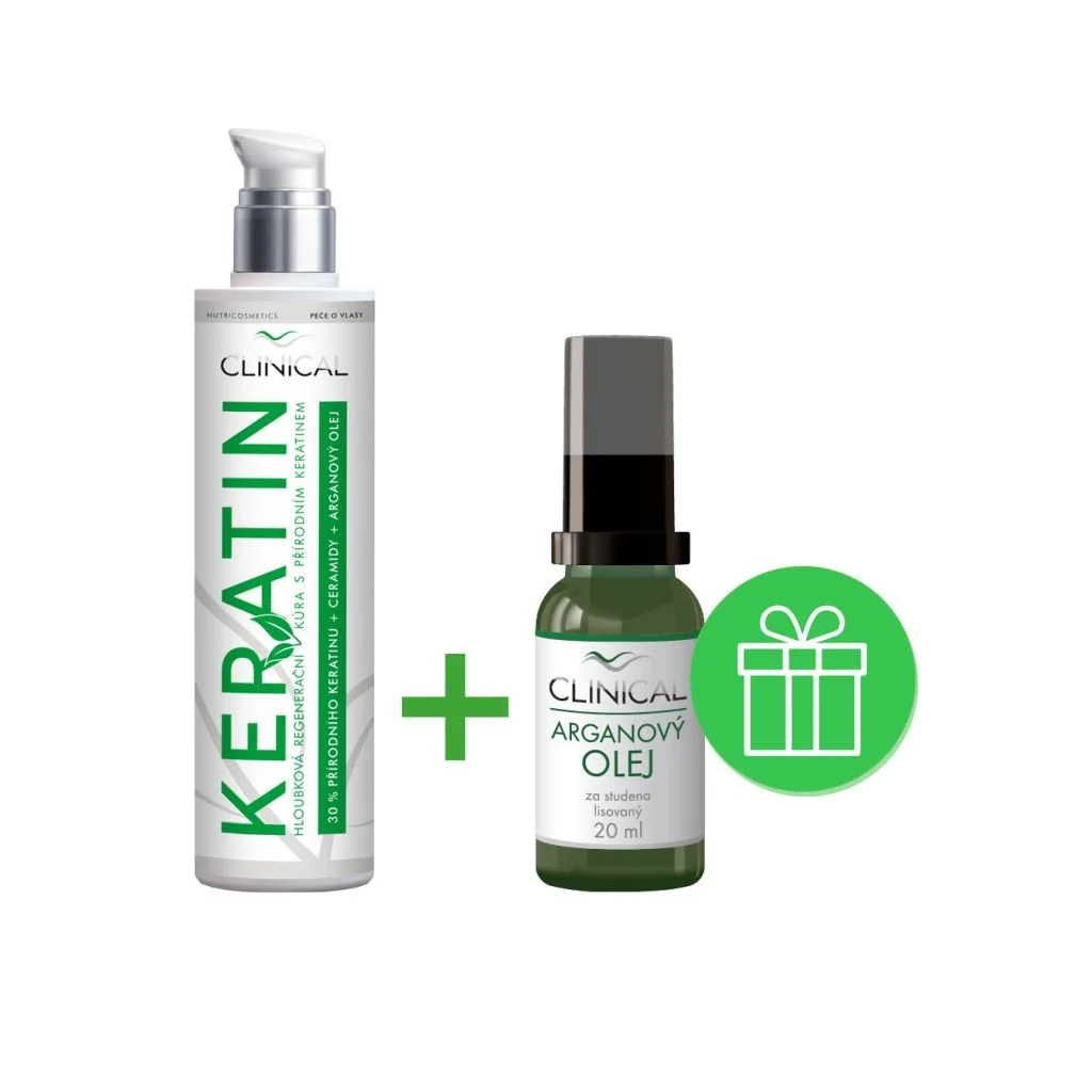 Clinical Keratin kúra 100 ml + Arganový olej 20 ml