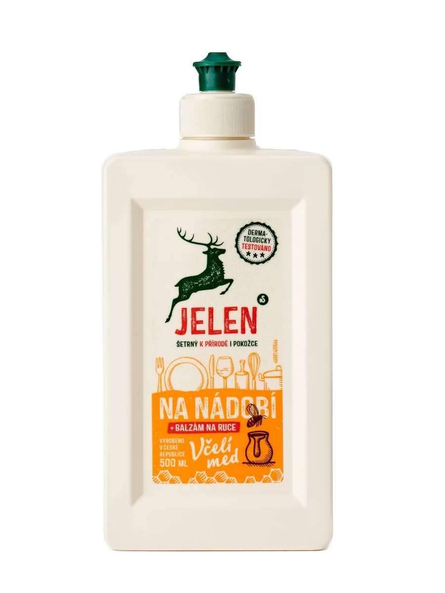 Jelen Na nádobí včelí med 500 ml