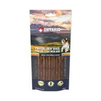Ontario Protein Chew Snack Twisted Sticks with Beef