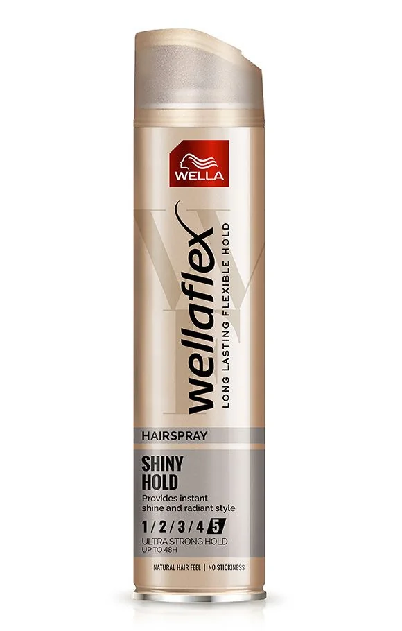 Wella Wellaflex Shiny Hold lak na vlasy 250 ml