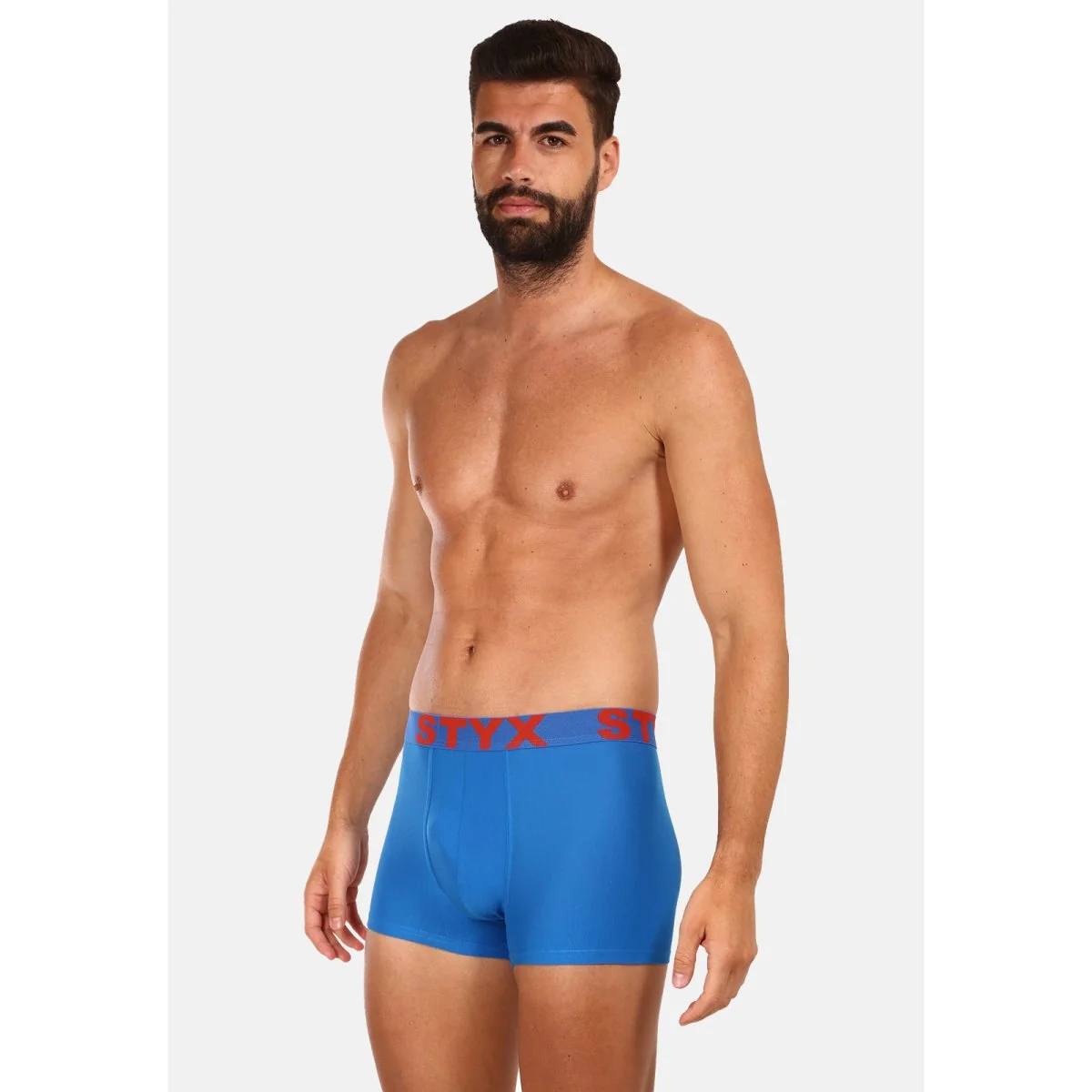 Styx Pánské boxerky sportovní guma modré (G1167) XL 