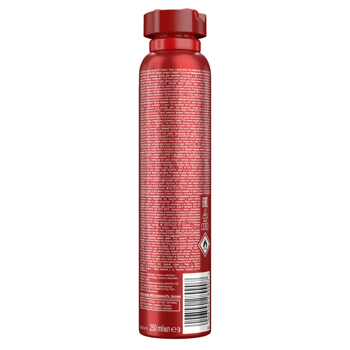 Old Spice Captain Pánský deodorant ve spreji XXL 250 ml