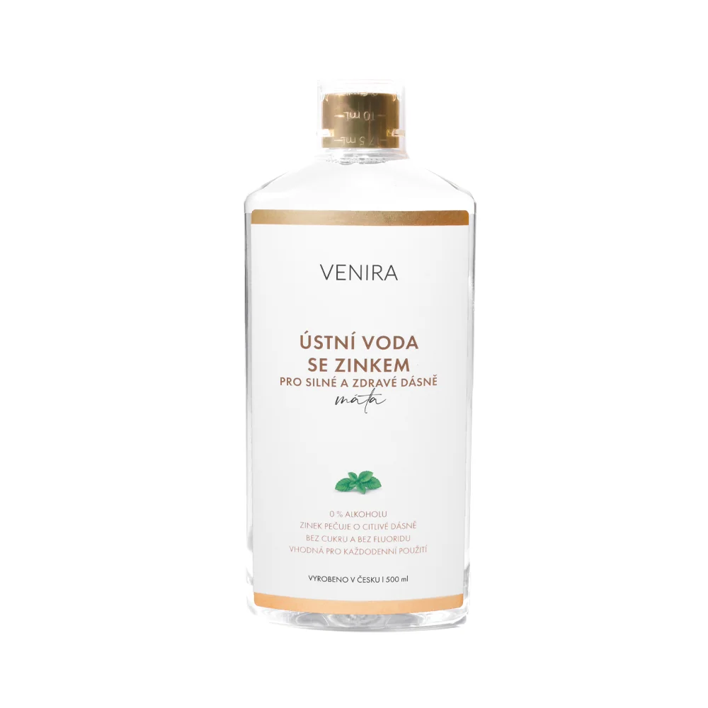 Venira Ústní voda se zinkem máta 500 ml