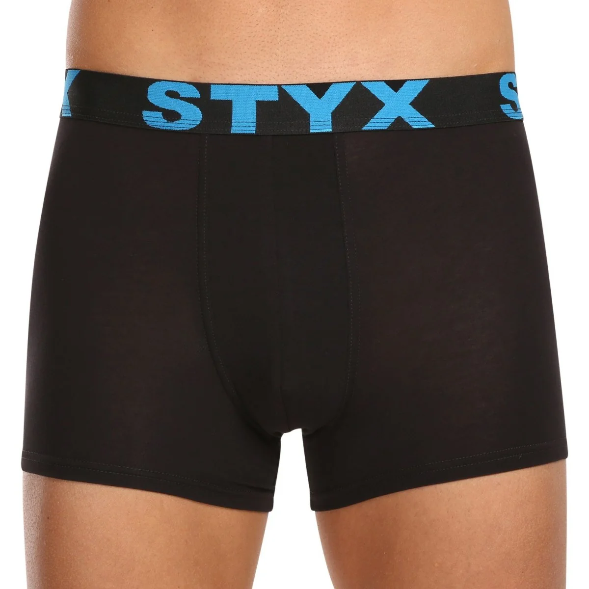 Styx 5PACK pánské boxerky sportovní guma černé (5G9601) XXL 