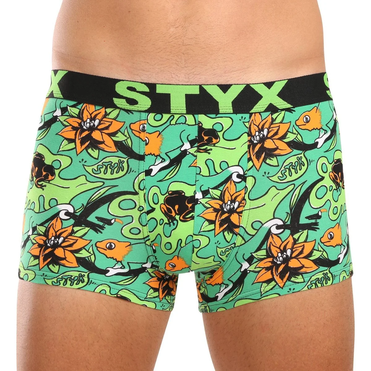 Styx 3PACK pánské boxerky art sportovní guma vícebarevné (3G15780) XXL 