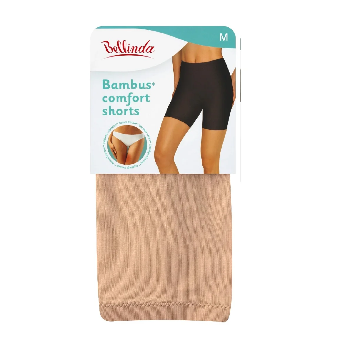 Bellinda BAMBUS Comfort Shorts vel. M dámské spodní šortky béžové