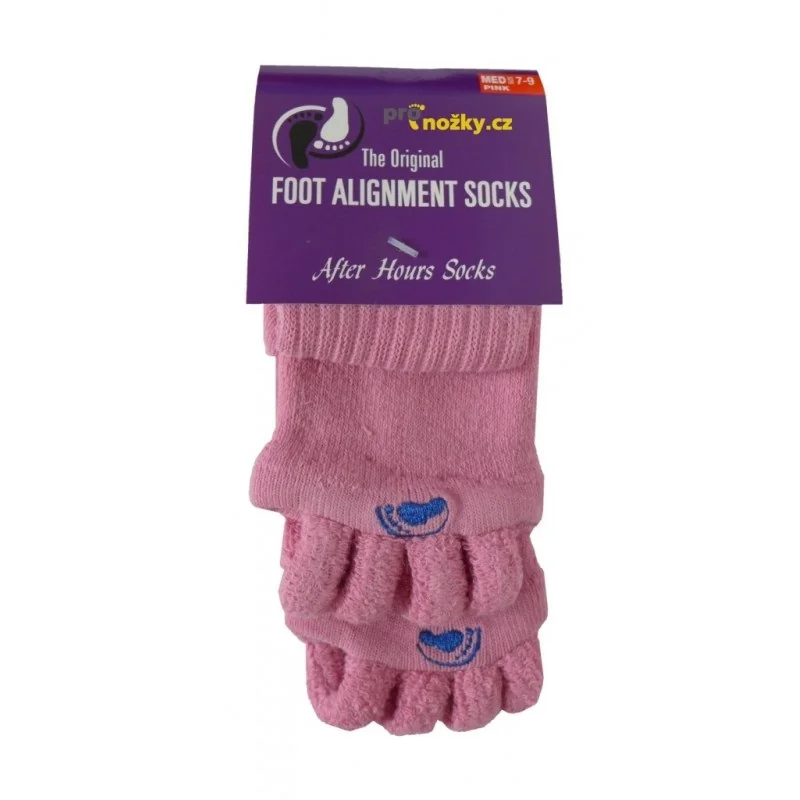 HappyFeet Adjustační ponožky Pink vel. M 1 pár