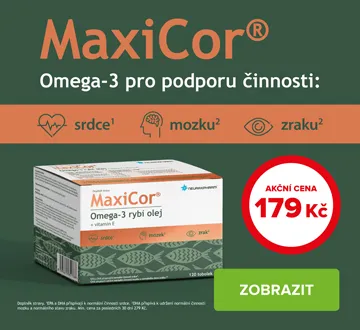 MaxiCor Omega 3 179 Kč (květen 2024)