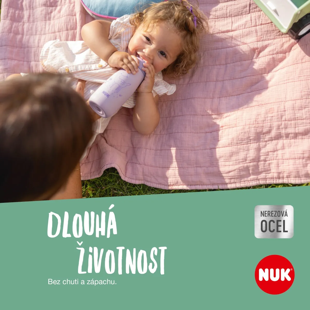 NUK Mini-Me Láhev Sip nerez 9m+ 300 ml 1 ks