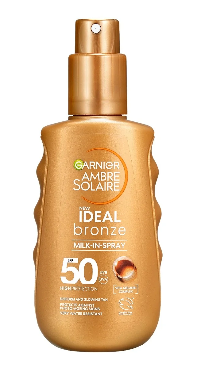 Garnier Ambre Solaire Ideal Bronze SPF50 opalovací mléko 150 ml