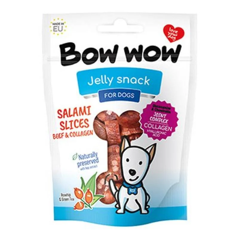 BOW WOW Salámová kolečka hovězí 80g