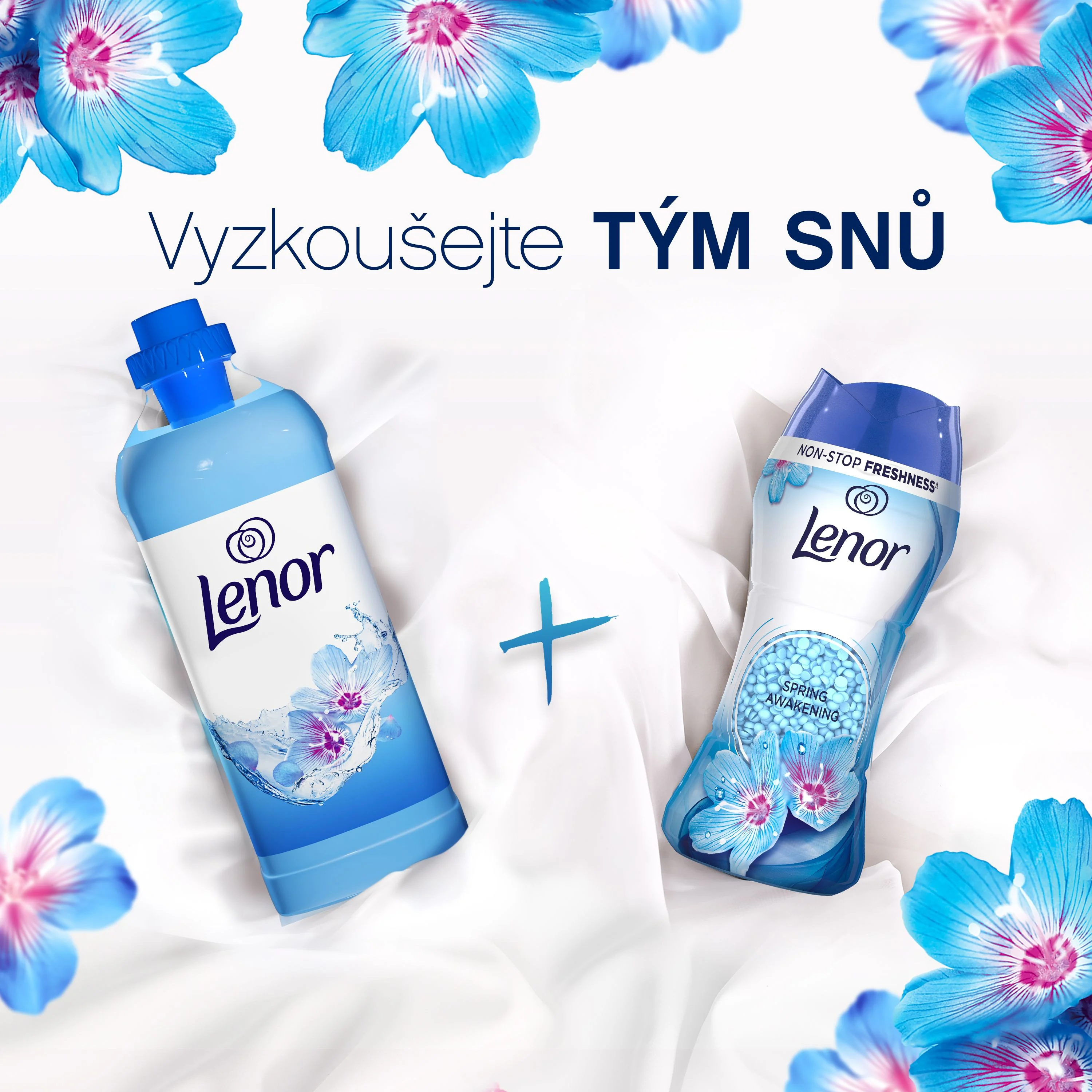 Lenor Aviváž Spring 2x1,6 l 128 praní