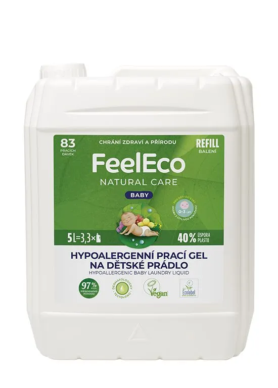 Feel Eco Hypoalergenní prací gel Baby 5 l