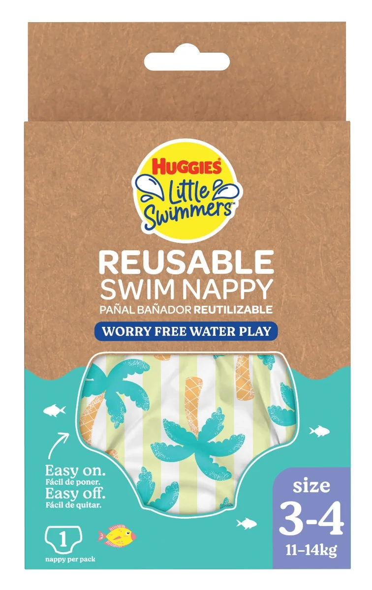 Huggies Little swimmers Nappy 3–4 pratelné koupací plavky 11–13 kg 