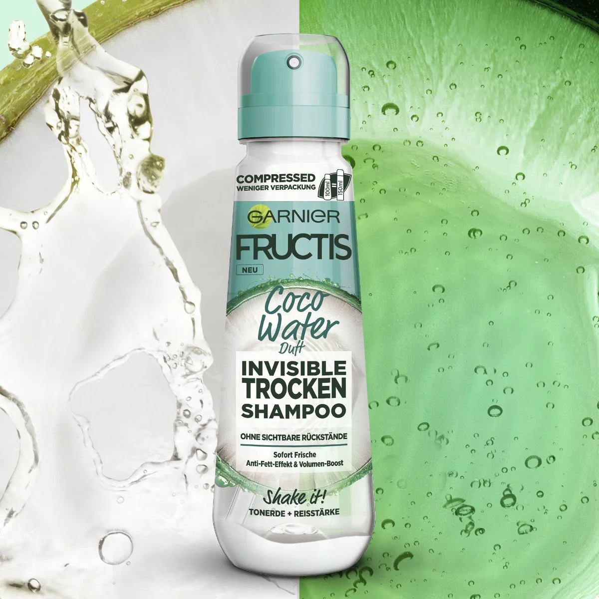 Garnier Fructis Neviditelný suchý šampon s vůní kokosové vody 100 ml