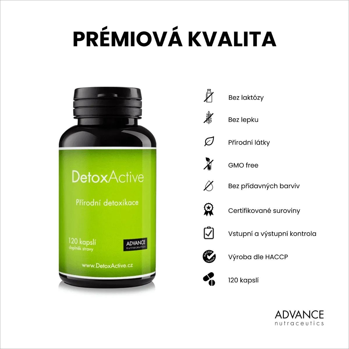 Advance DetoxActive 120 kapslí