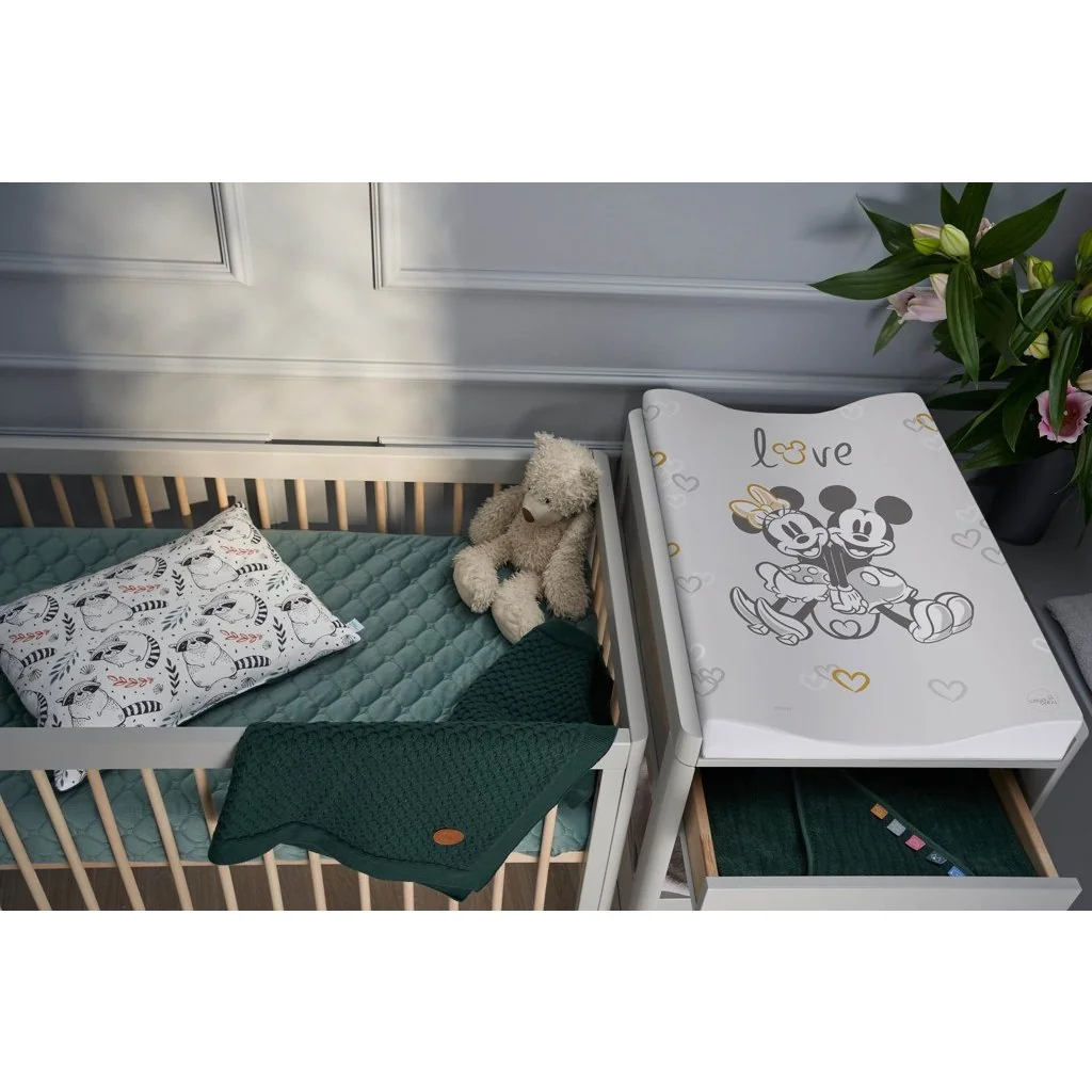 Ceba Podložka přebalovací měkká COSY (50x70) Disney Minnie & Mickey Grey 