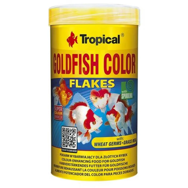 Tropical Goldfish Color 250ml/50g krmivo pro závojnatky s vyfarbujúcim účinkem 