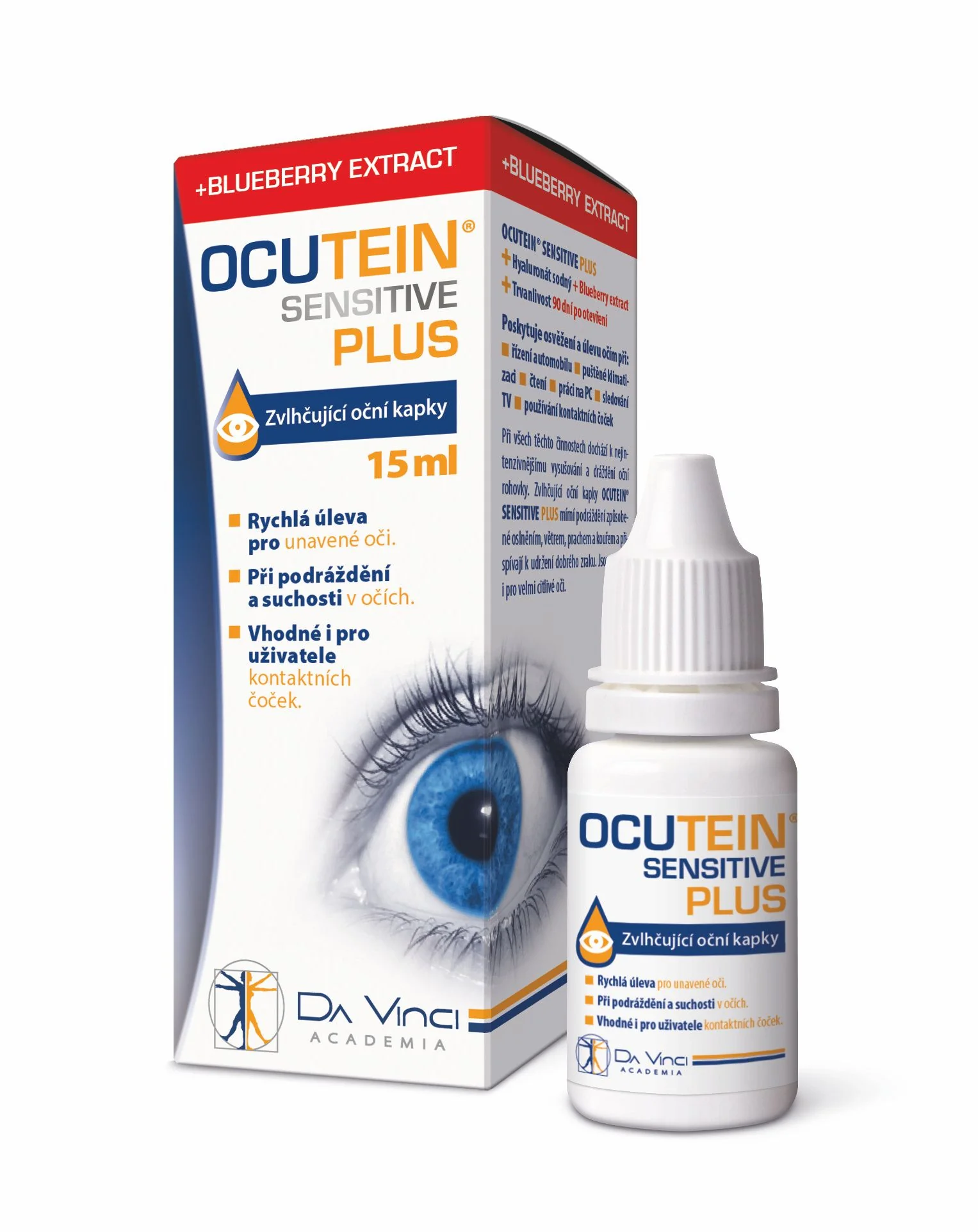 Ocutein Sensitive Plus oční kapky 15 ml