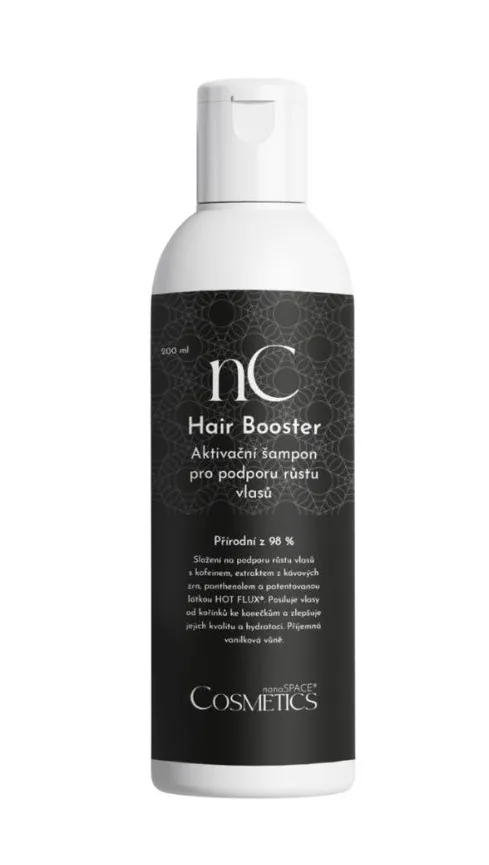 nanoSPACE Cosmetics Hair Booster Přírodní šampon pro růst vlasů 200 ml