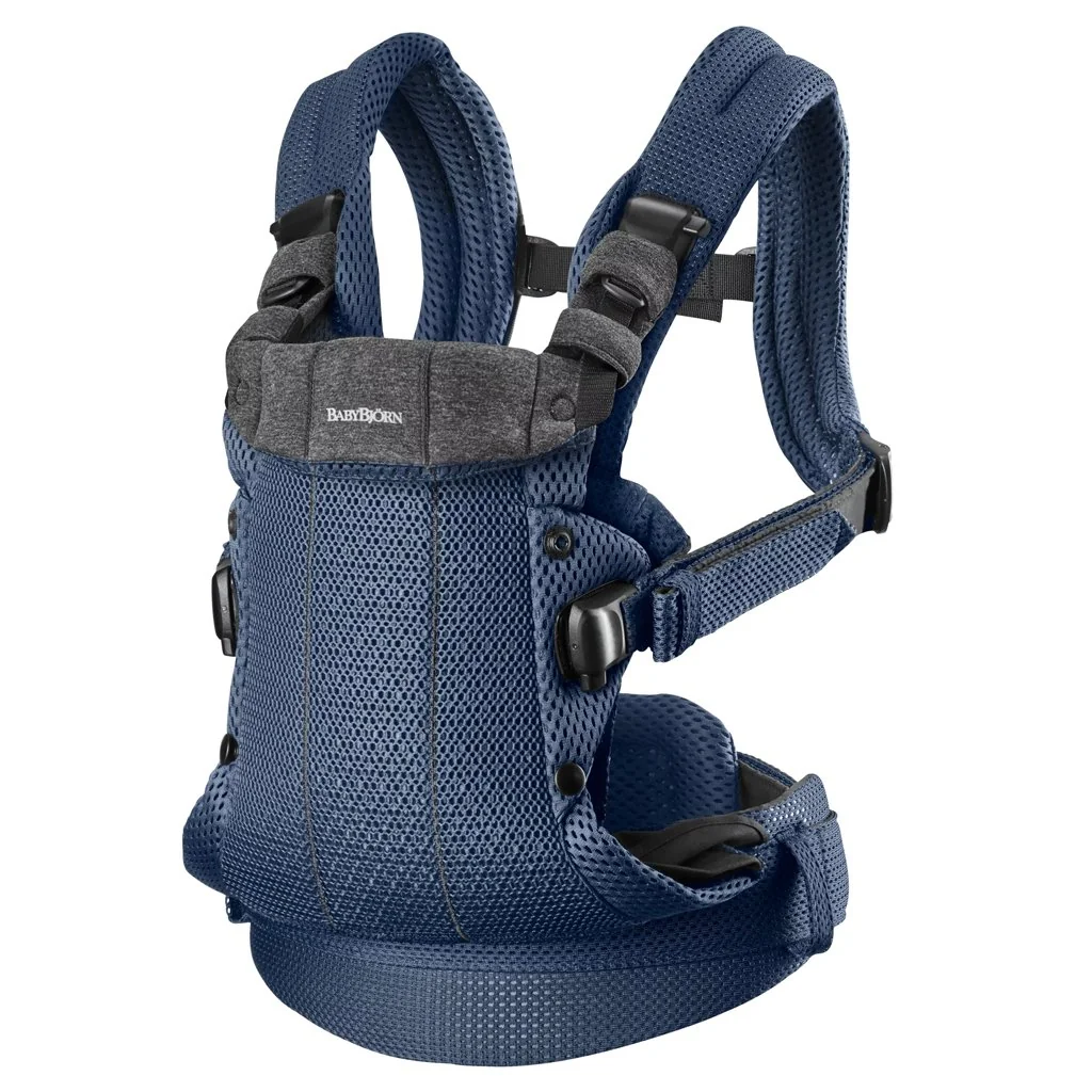 BabyBjörn Nosítko Harmony Navy blue 3D mesh, do 15 kg