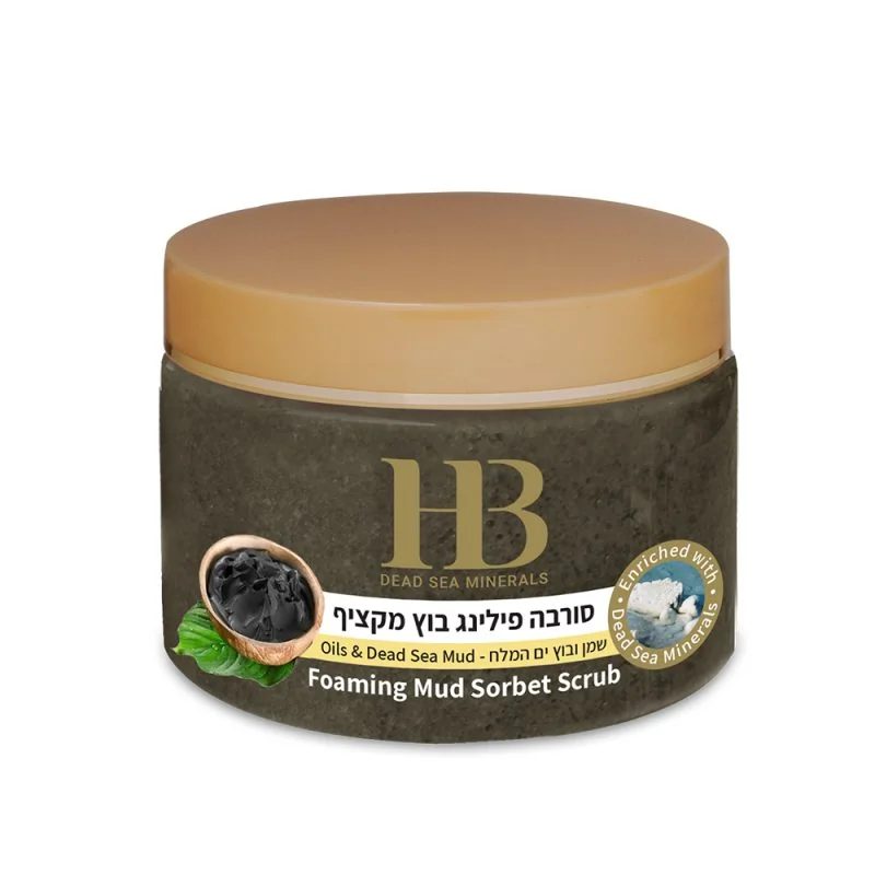 H&B Dead Sea Minerals Pěnový bahenní peeling 450 g