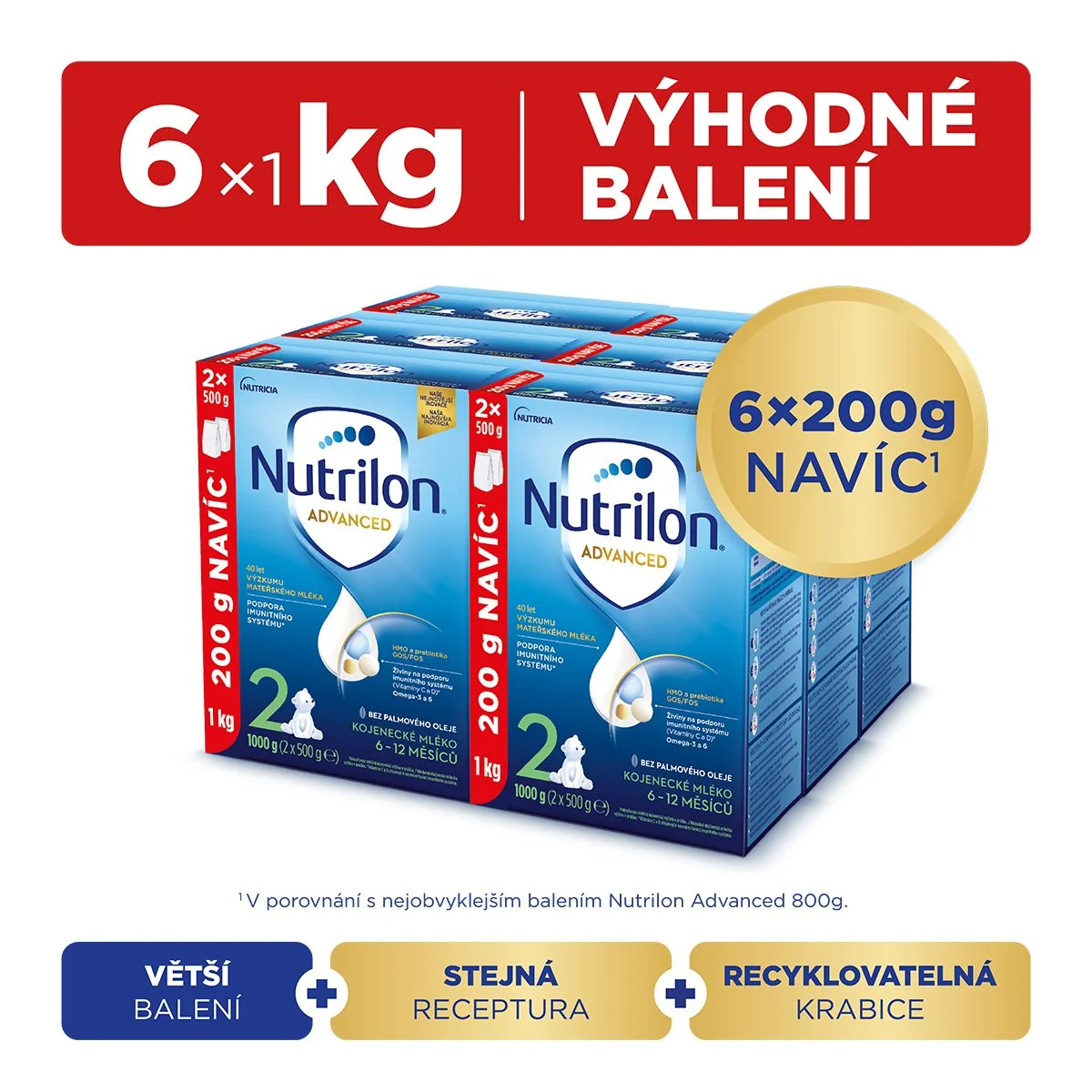 Nutrilon Advanced 2 6x1000 g