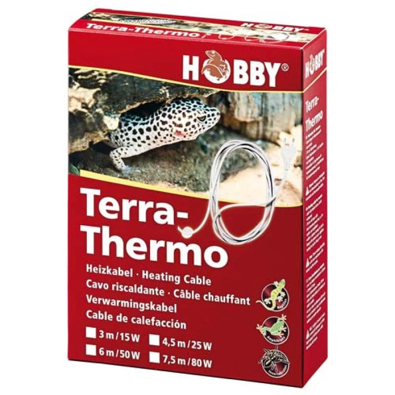 Hobby Terra-Thermo 25W/4,5m vyhřívací kabel do terária 