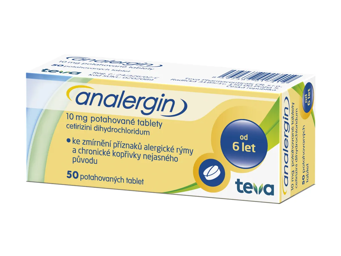 Analergin 10 mg složení.