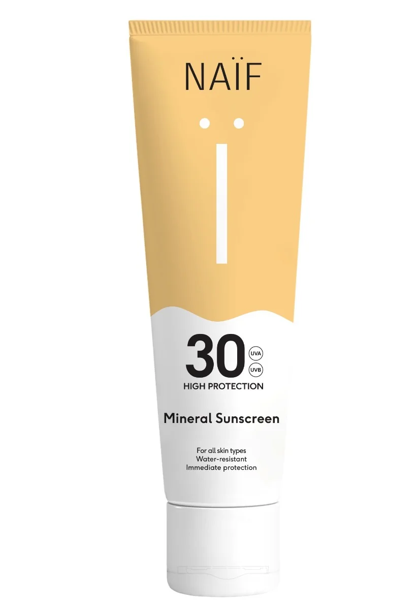 NAIF Ochranný krém na opalování pro děti a miminka SPF30 100 ml