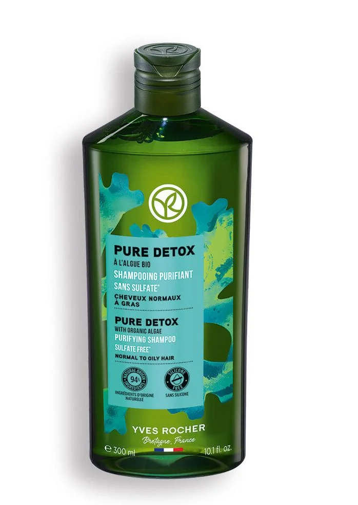 Yves Rocher Detoxikační šampon s bio řasou 300 ml